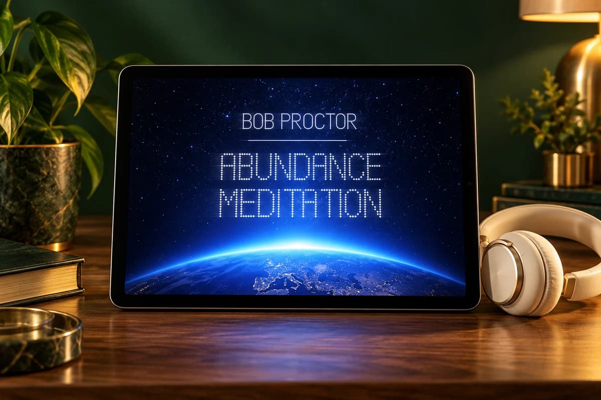 Illustrative Abundance Meditation media mockup